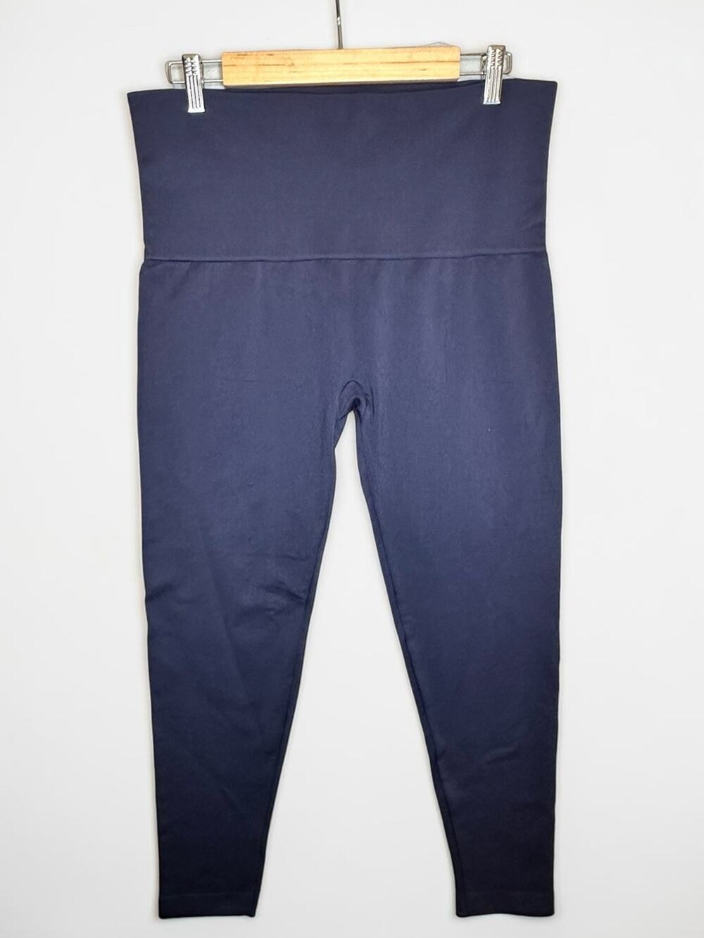 Breezies Seamless Tummy Smoothing Legging Navy - Regular